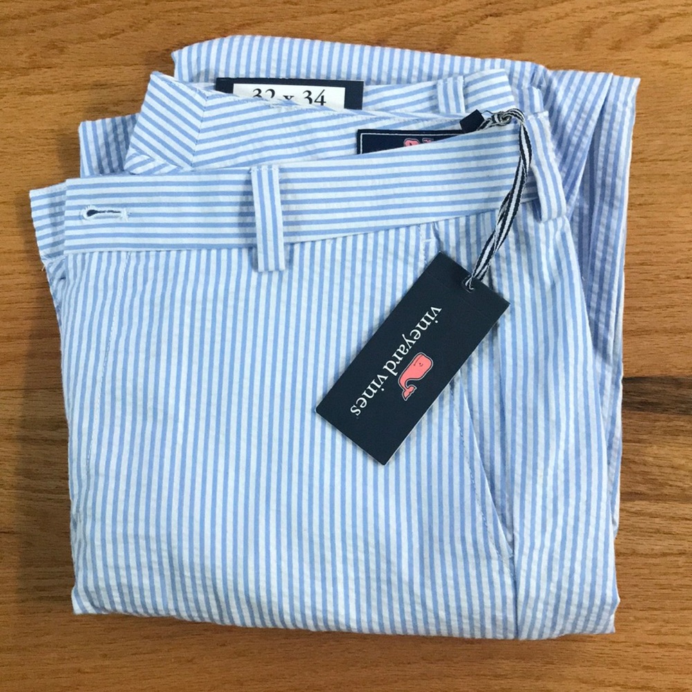 NWT Slim Fit Seersucker Pants